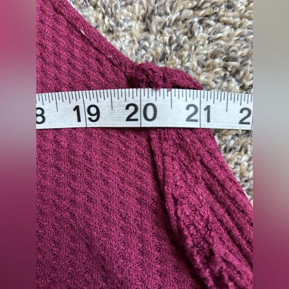 Free People Oversized Draping Waffle-knit Sleeveless Top size Medium - Picture 6 of 8